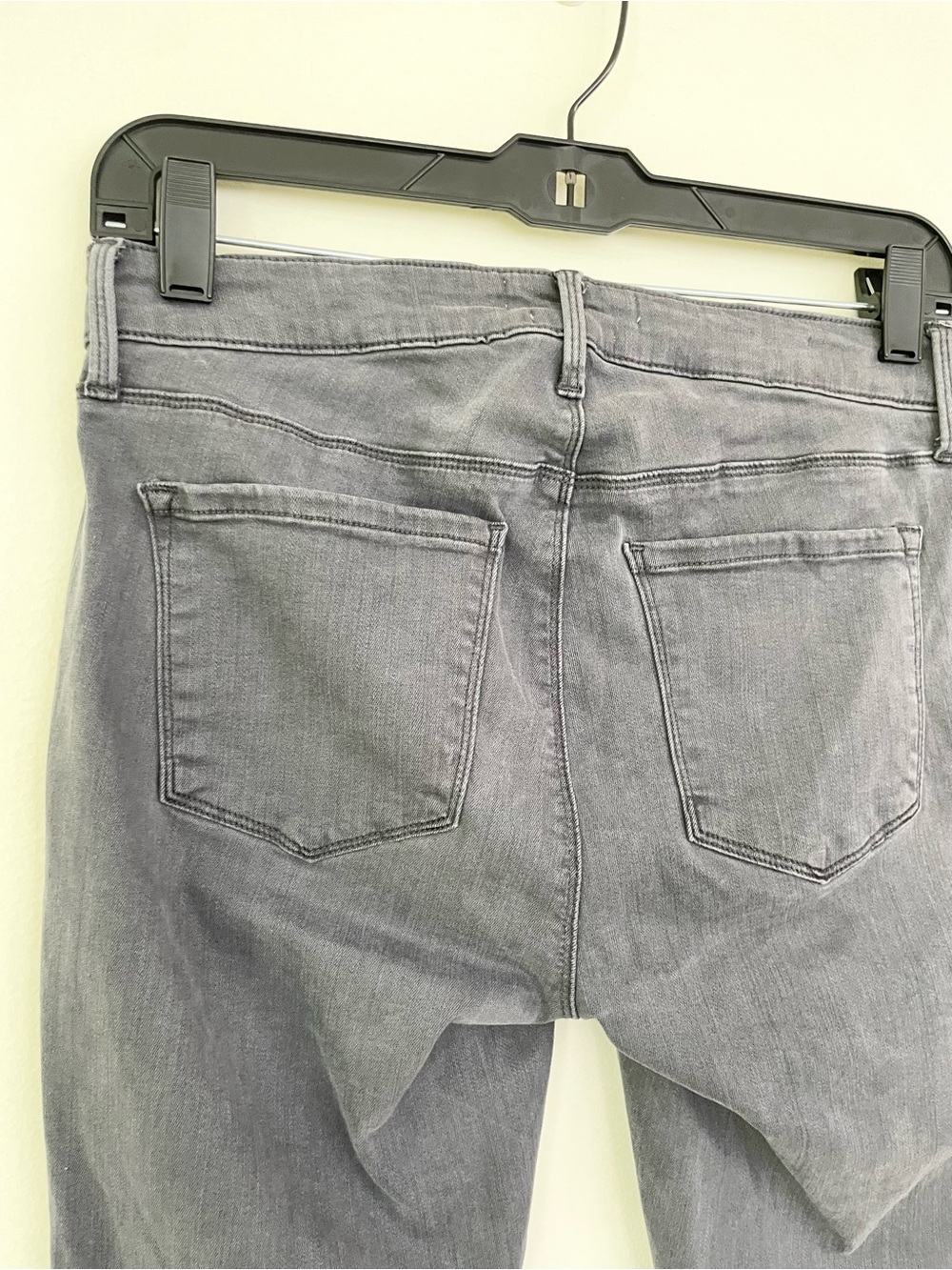 Pistols Topanga Cargo Zip Pocket and Hem Skinny Jeans in Charcoal Grey Sz 28 - Picture 7 of 9